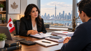 Toronto Legal Consultation with City Skyline